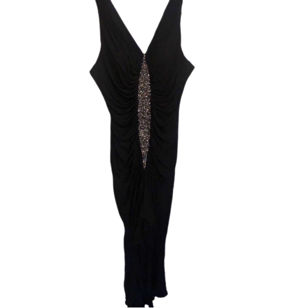 Mandalay gorgeous flattering halter evening gown